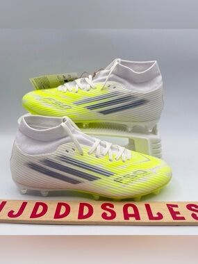 Adidas F50 Sparkfusion League Soccer FG AG Cleats White Women's Size 8.5  JP8350